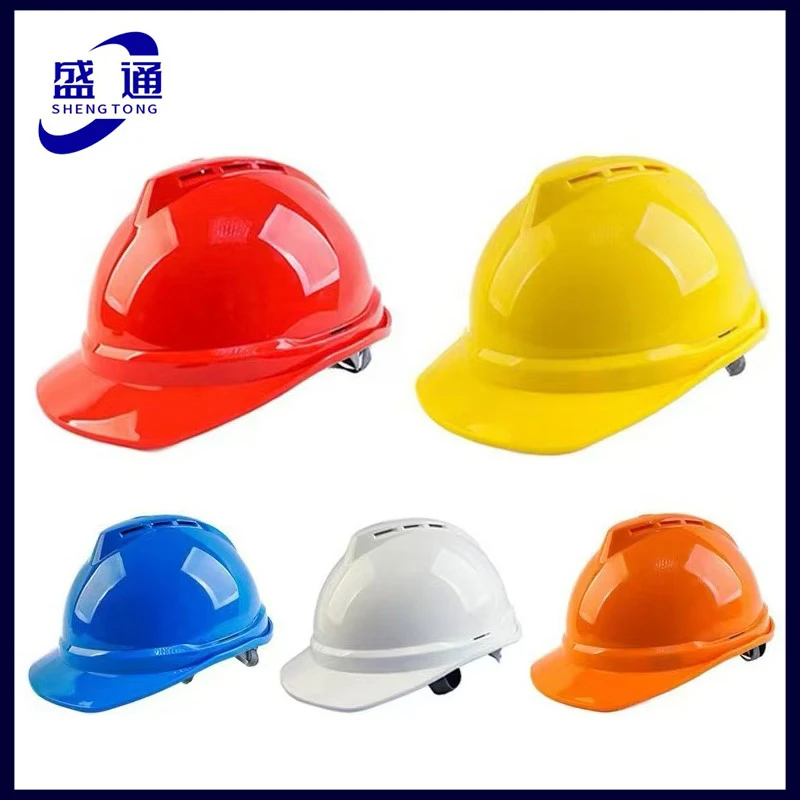 V Shaped Top Ventilated Safety Helmet